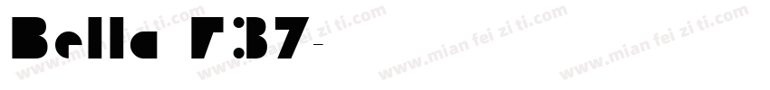 Bella F37字体转换
